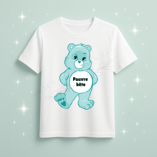 Pauvre bête French Bear (Poor Thing) DTF Print