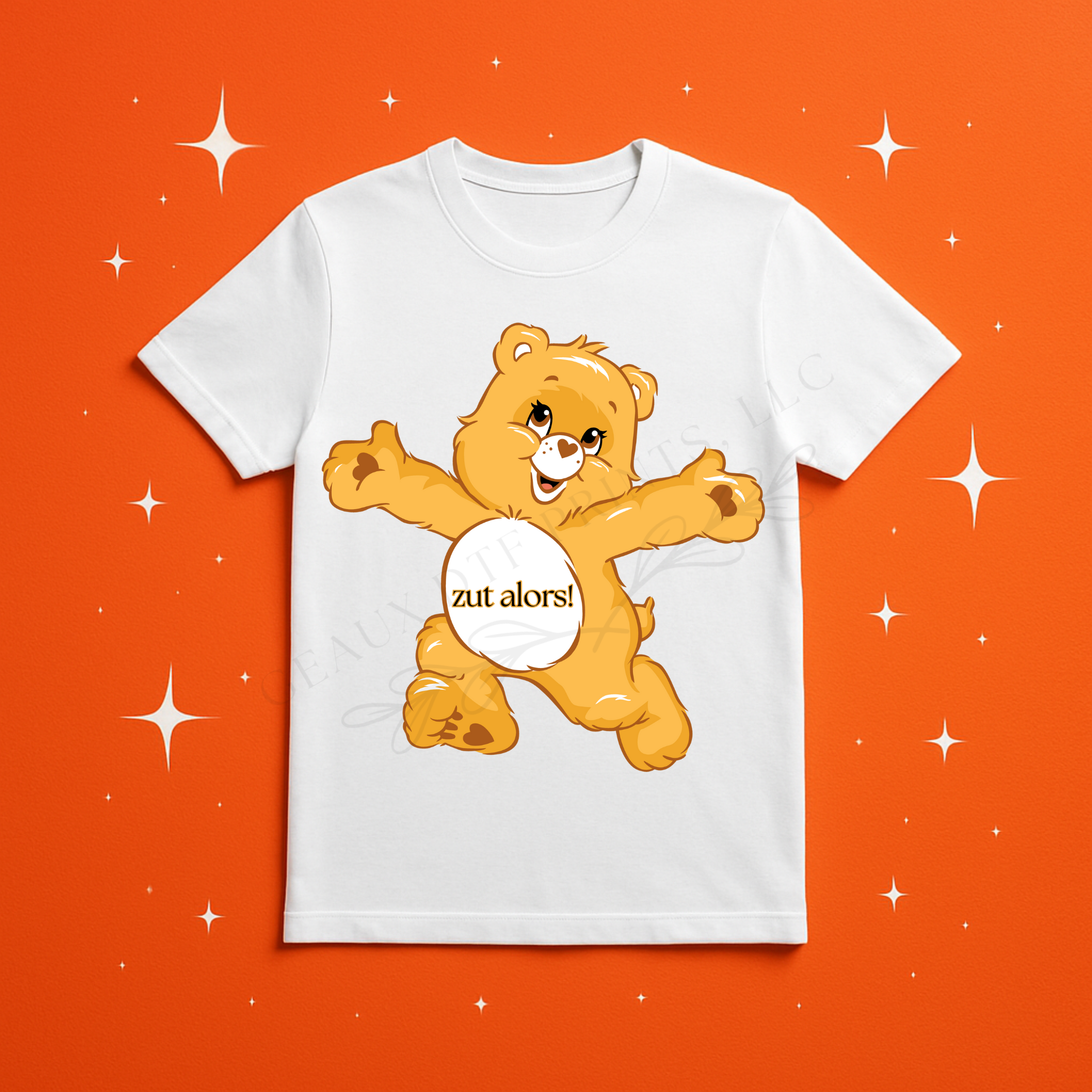 zut alors! French Bear (Darn it!) DTF Print