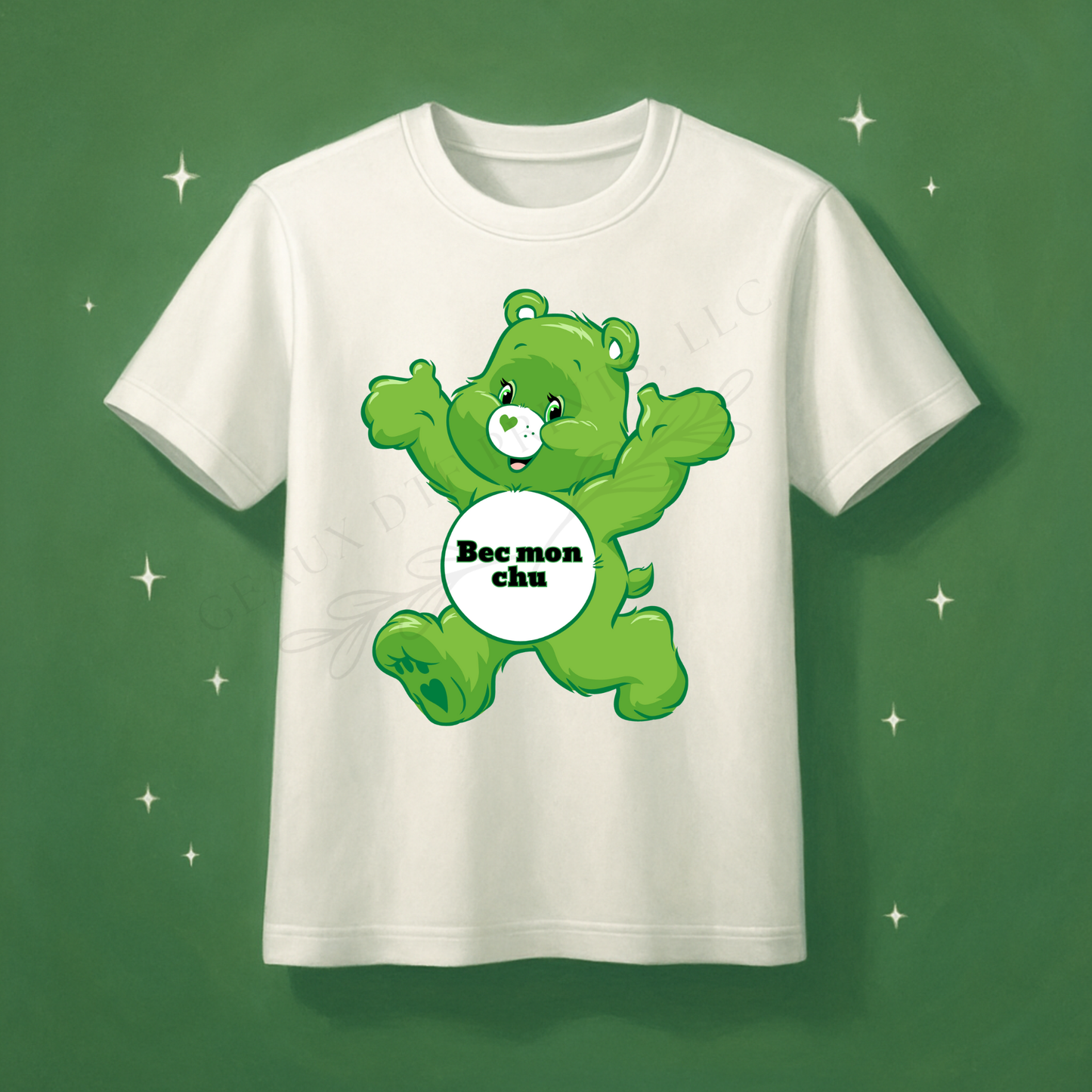 Bec mon chu French Bear (Kiss My Ass) DTF Print