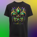 Mardi Gras Fleur De Lis DTF Single Print