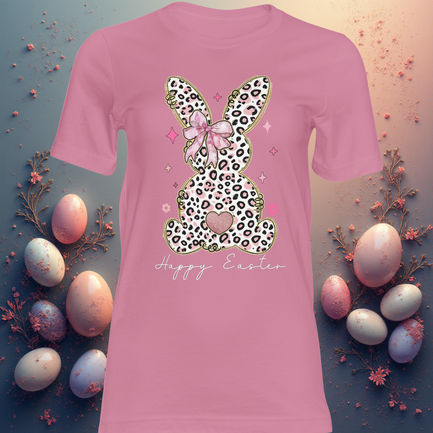Leopard Bunny DTF Single Print