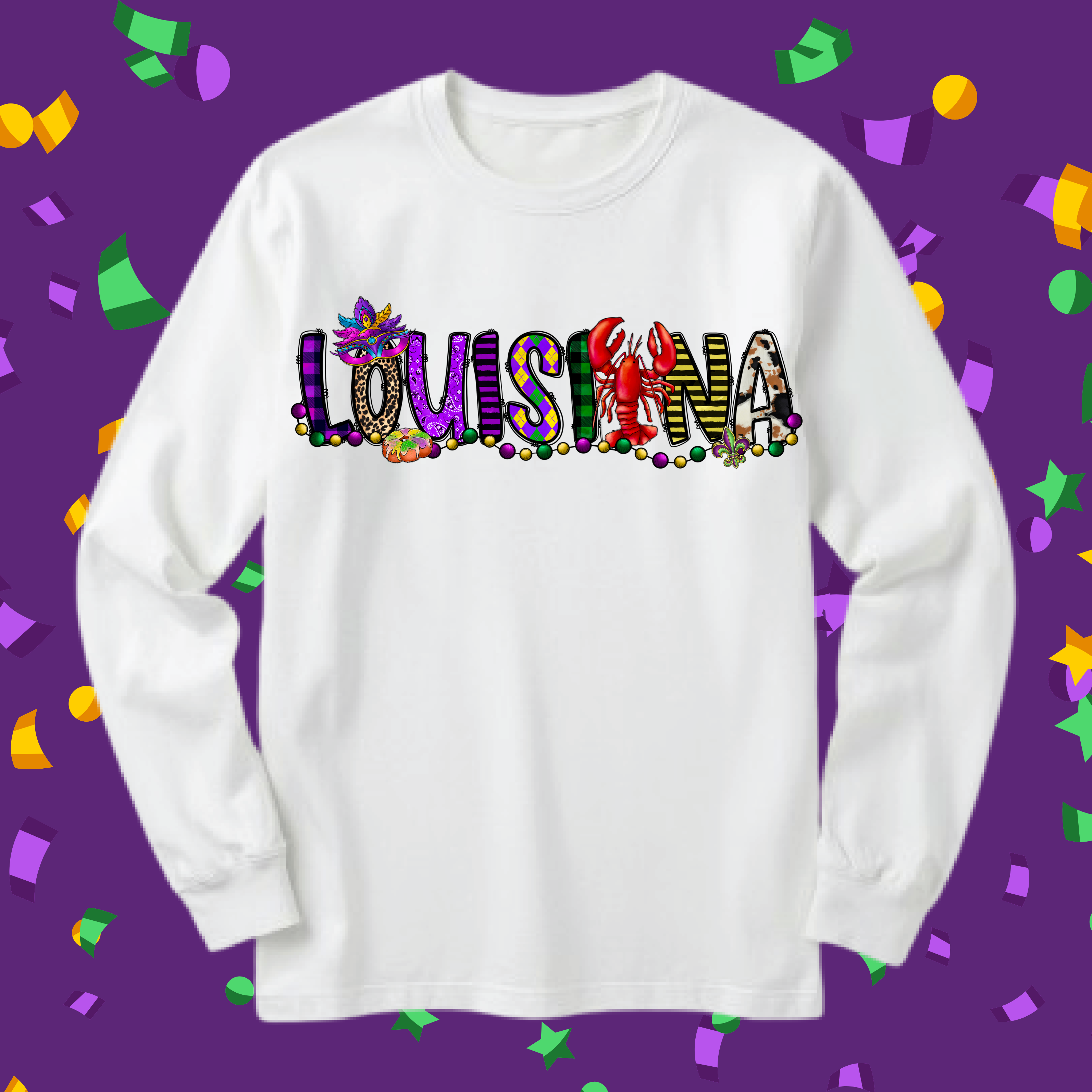 Louisiana DTF Single Print