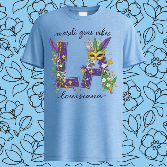 Louisiana Mardi Gras DTF Single Print