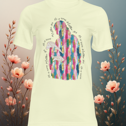 Colorful He is risen DTF Single Print