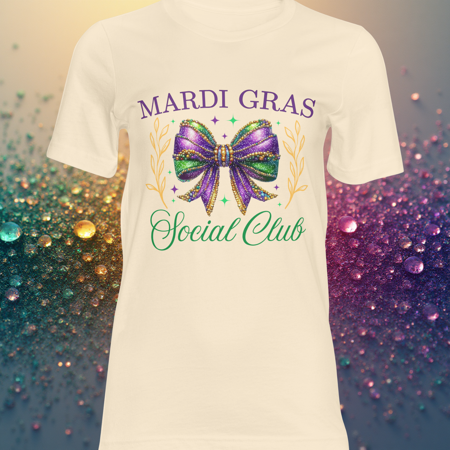 Mardi Gras Social Club DTF Single Print