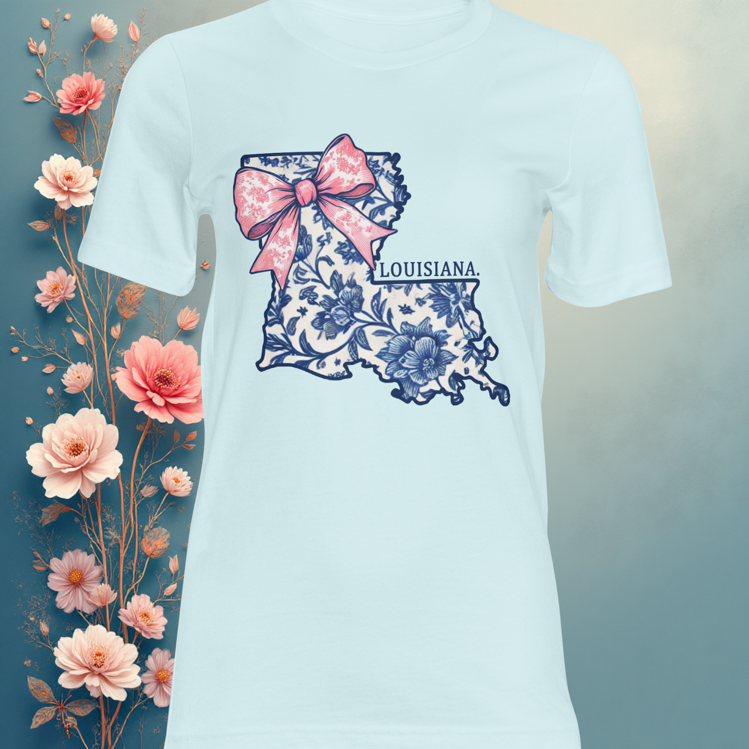 Louisiana Floral DTF Single Print