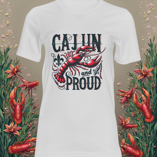 Cajun and Proud DTF Single Print