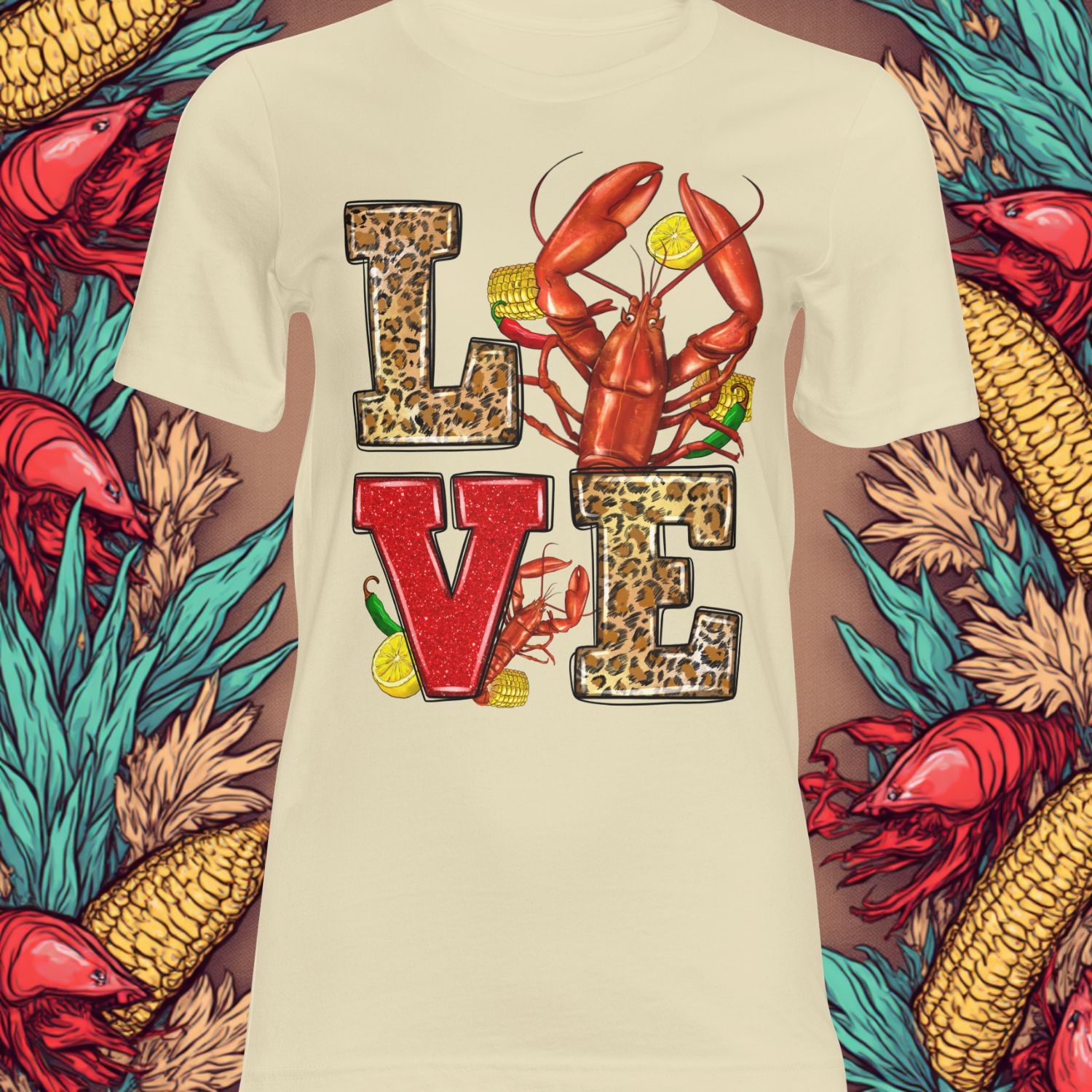 LOVE Crawfish DTF Single Print