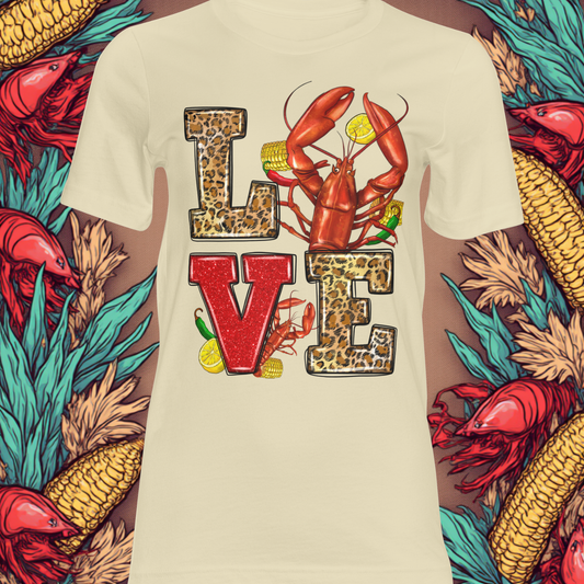 LOVE Crawfish DTF Single Print