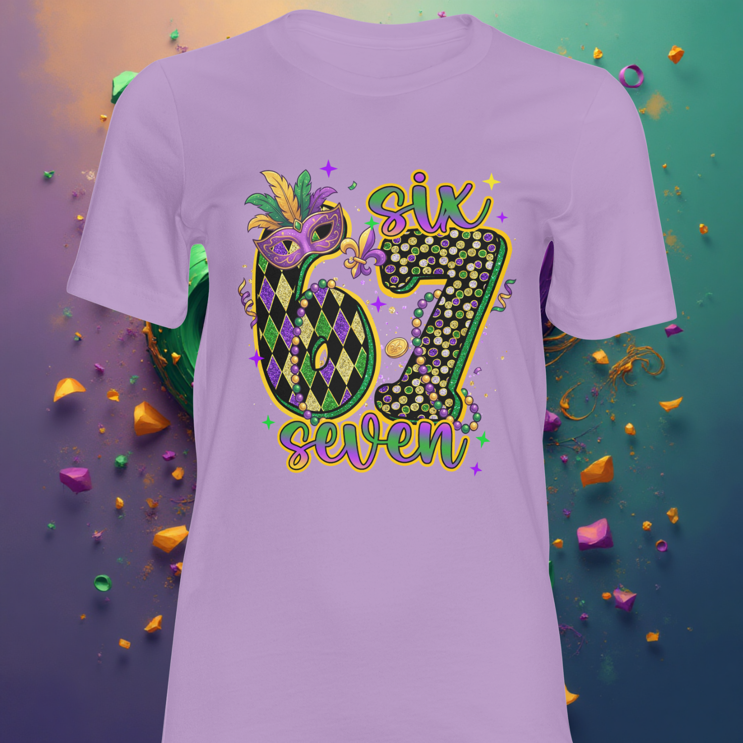 Six Seven Polka Dots DTF Single Print