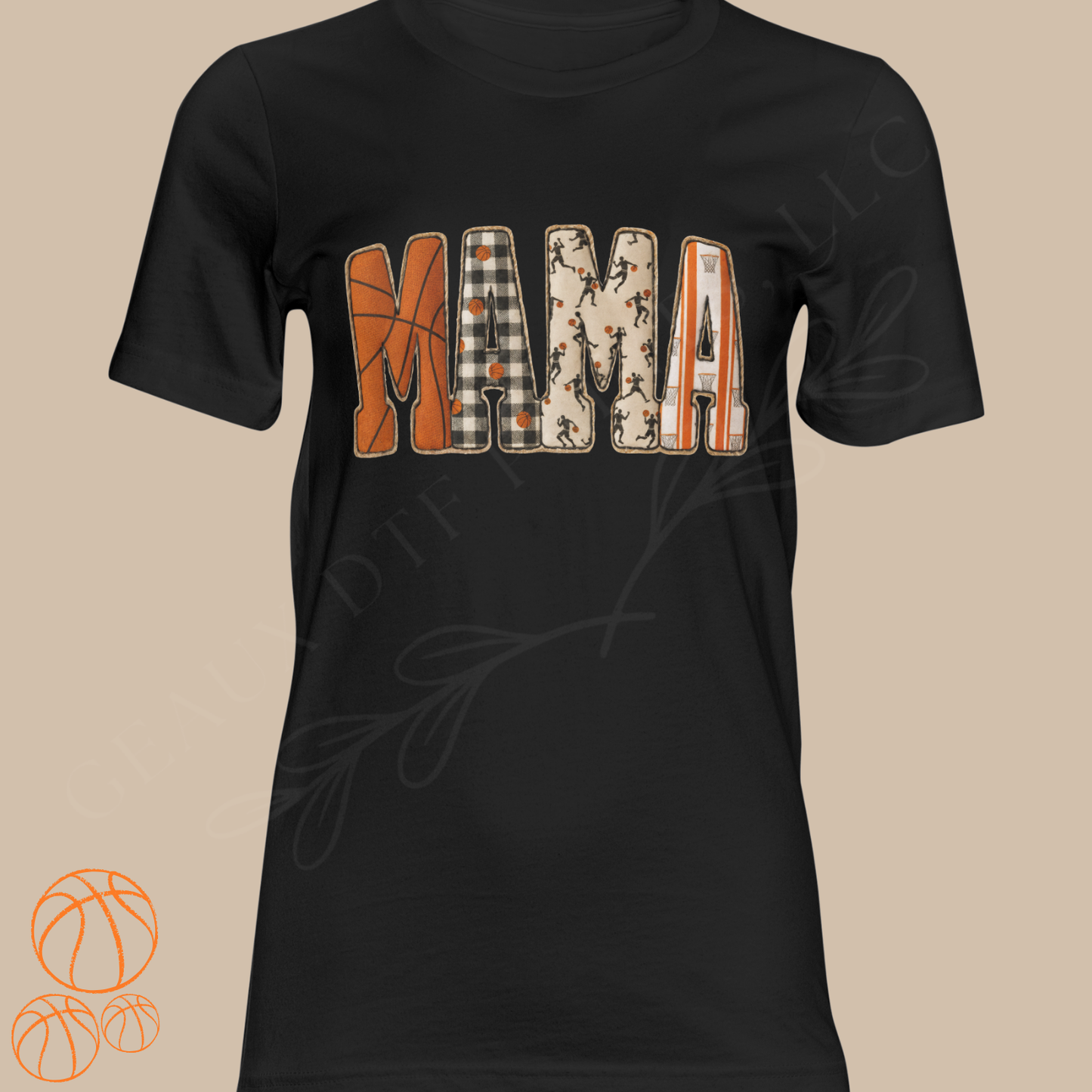 Basketball Mama DTF Single Print