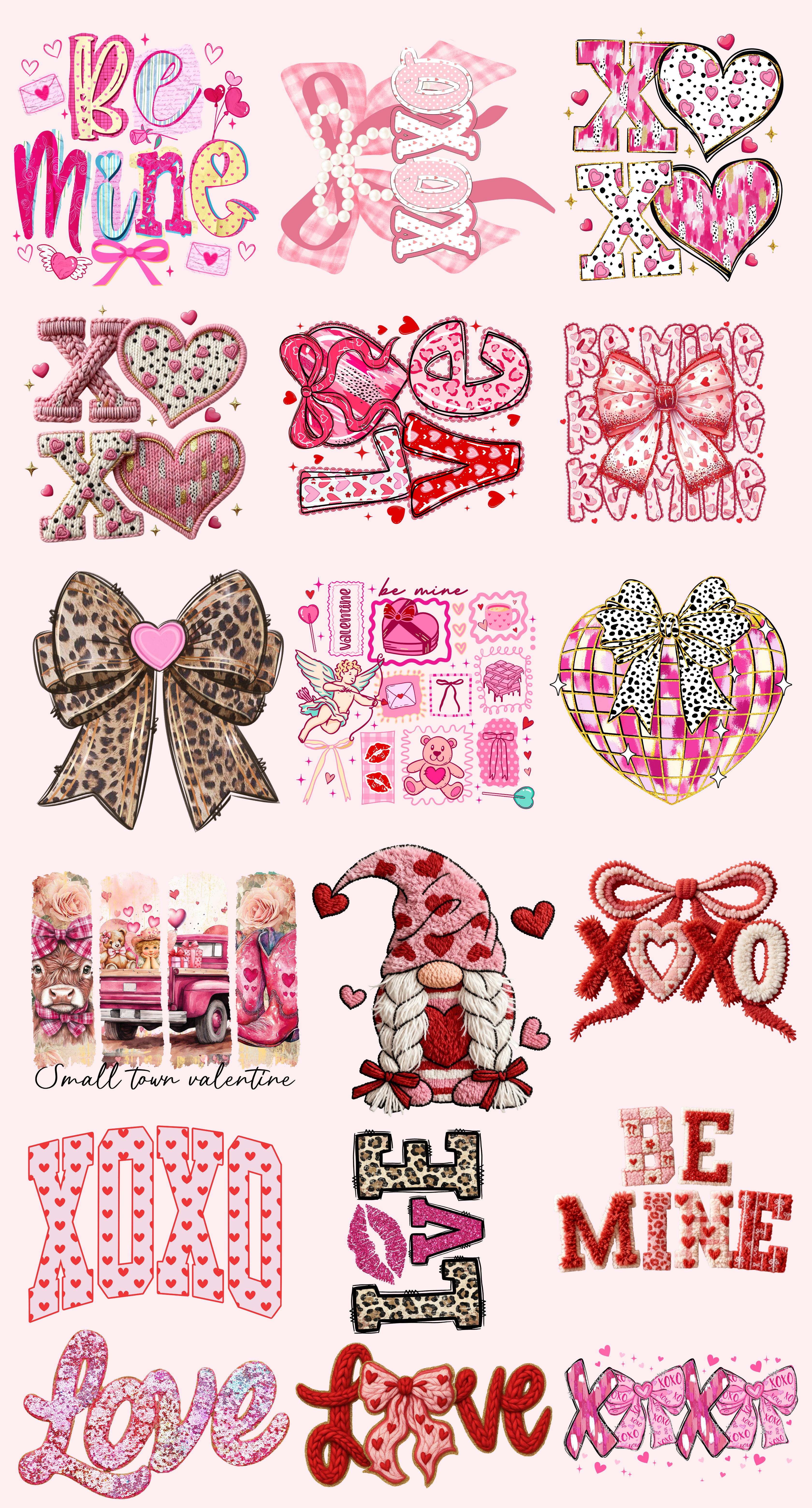 Valentine's Day Gang Sheet