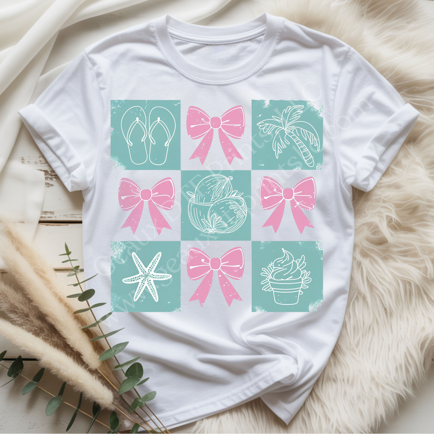 Flip Flop Summer DTF Single Print