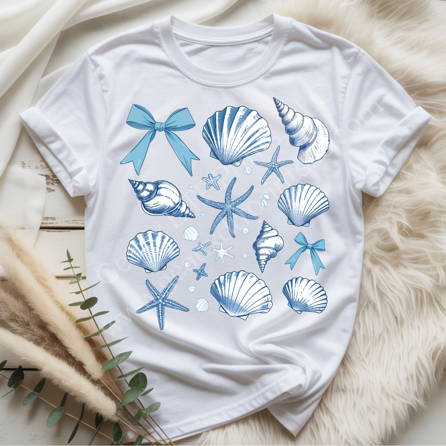Seashells DTF Single Print