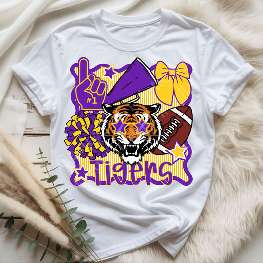 Tigers DTF Single Print