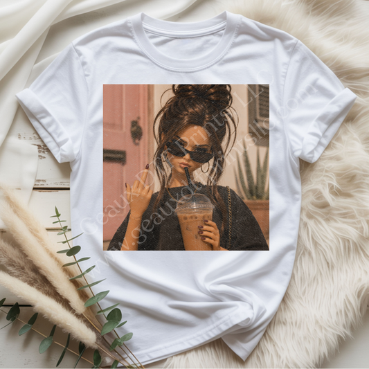 Funny Doll Middle Finger DTF Single Print