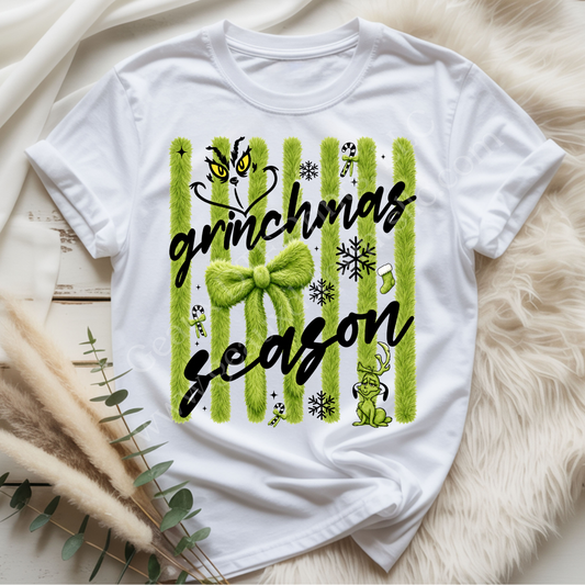 Green Christmas DTF Single Print