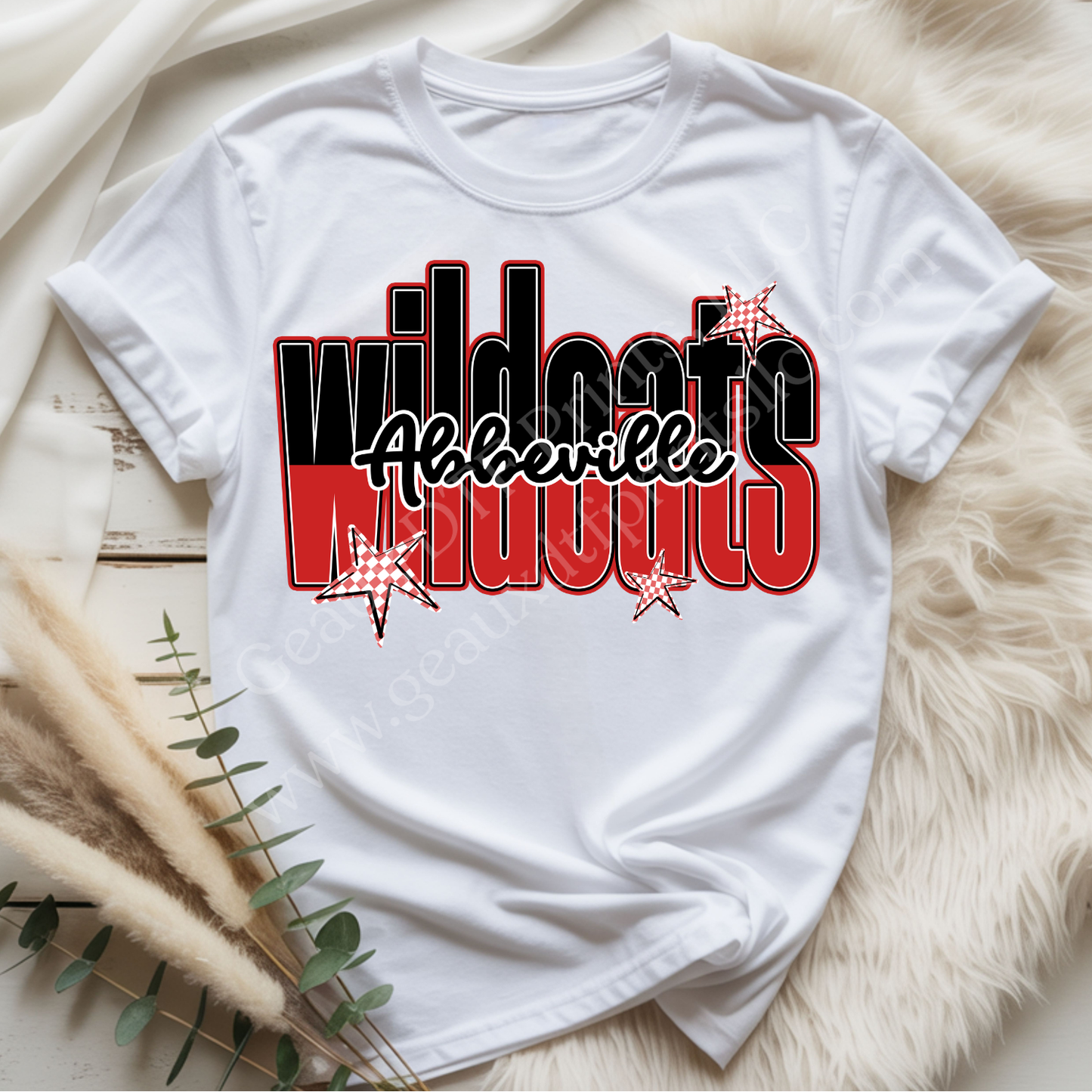 Abbeville Wildcats DTF Single Print