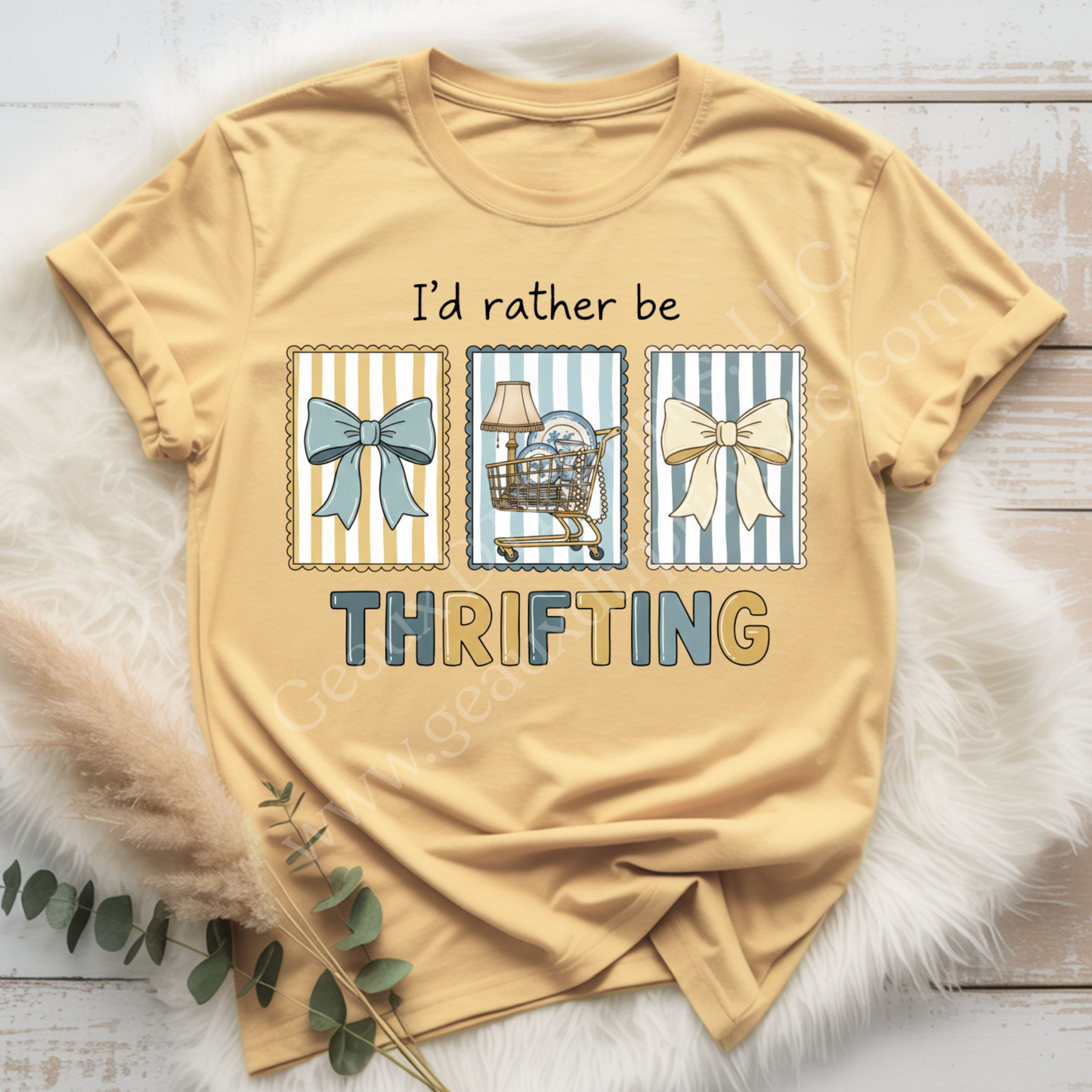 I'd rather be thrifting 2 DTF Single Print
