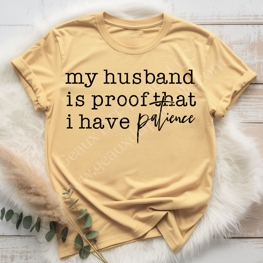 I Have Patience Black DTF Single Print