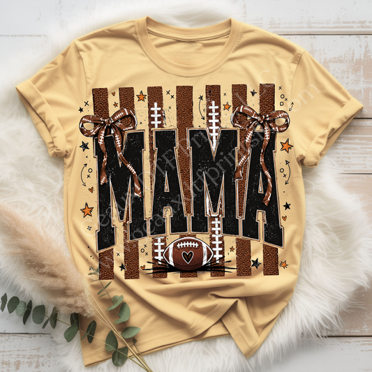 Football Mama Stripes DTF Single Print